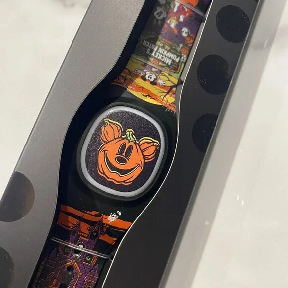 Disney Mickie Jack-o'-Lantern MagicBand+ Limited Magic Band Plus Unlinked New - Picture 3 of 3